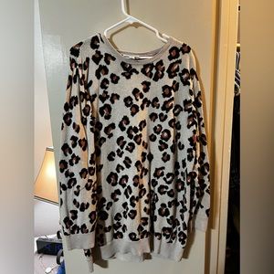 cheetah sweater